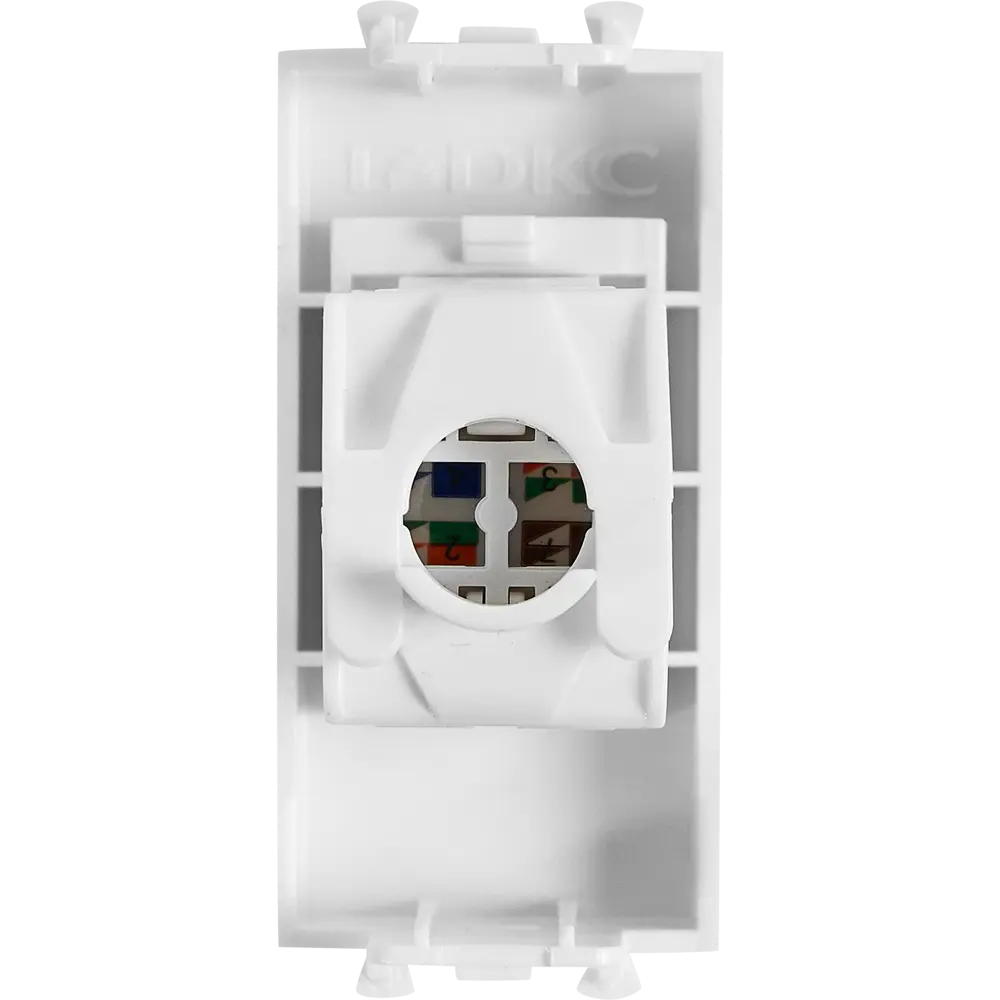 Компьютерная розетка встраиваемая DKC Avanti RJ45 UTP cat 6 цвет белый 88581793 STLM-2200398 - Вид №3