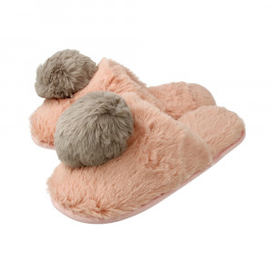 40-41 Тапочки "Fuzzy" 5383012 pink-gray р.