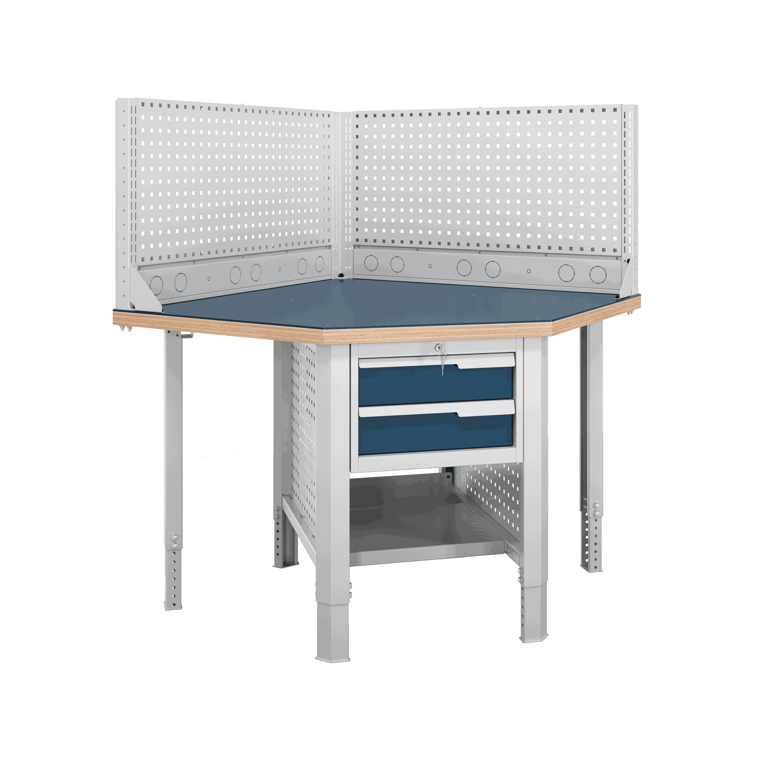 Верстак (угловой) CTR U532.S1.1-1R Верстакофф 124768