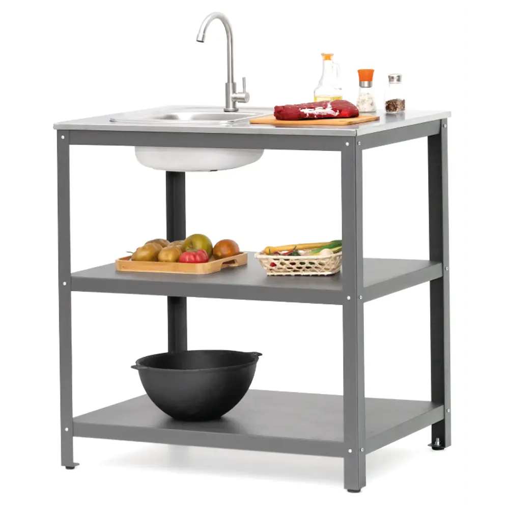 GRATAR Patio P-02 — уличный стол с мойкой для террасы 83992269 STLM-0045925 - Вид №3