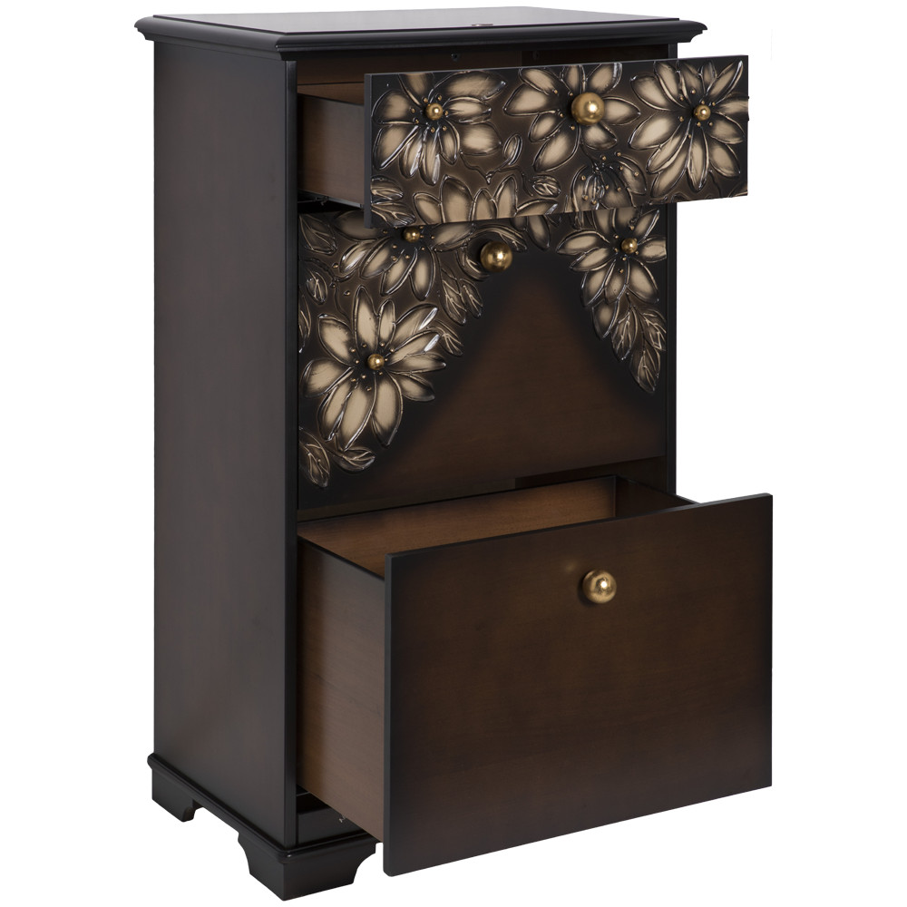 11621 Комод Терра-3 (с 3-мя ящиками) Каштан Амбер BOGACHO 4627196590540 - Вид №6