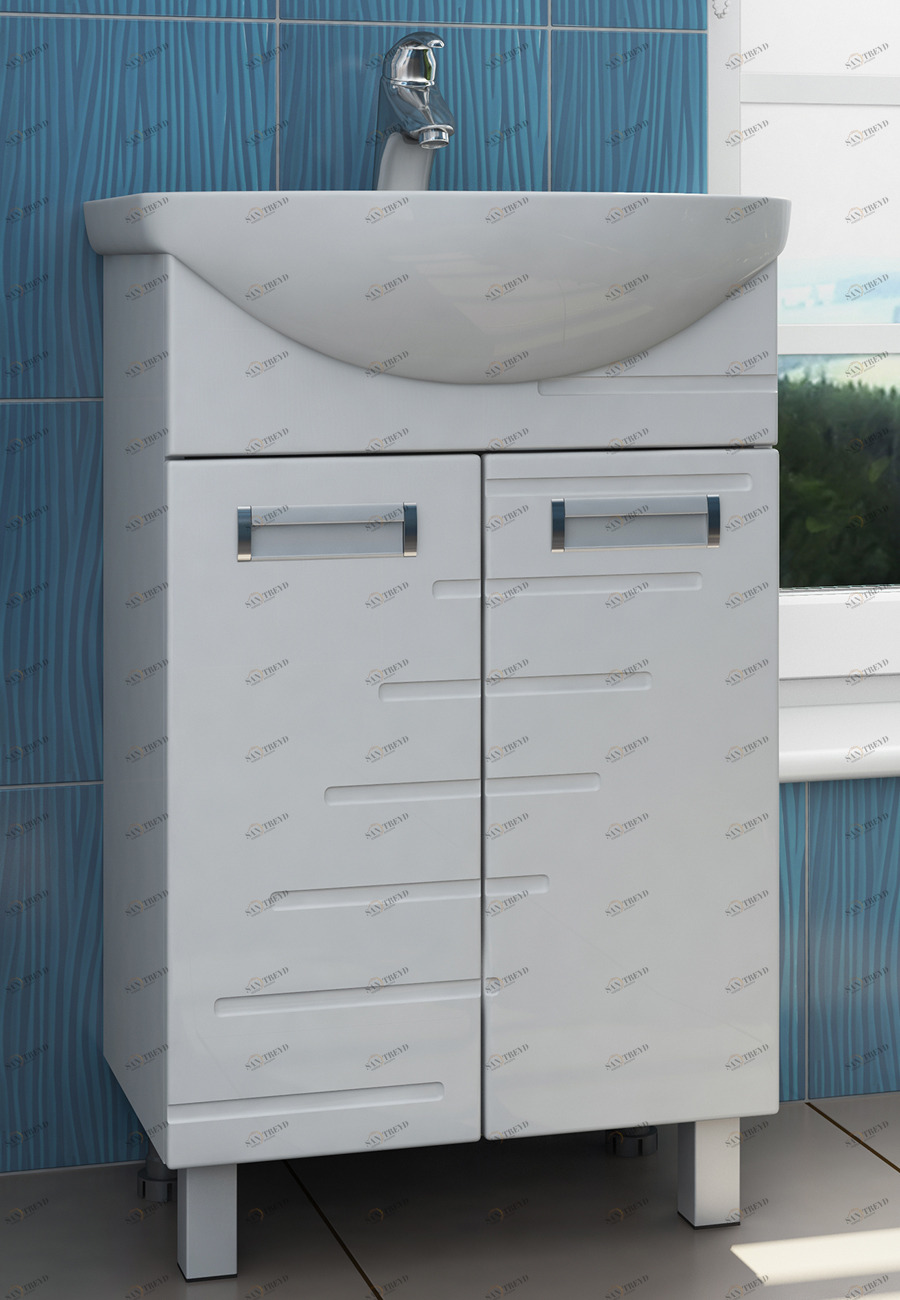 Тумба Diana 500 (под ум Ладога)470⨉280⨉700 мм белый Santreyd sun-id-665376