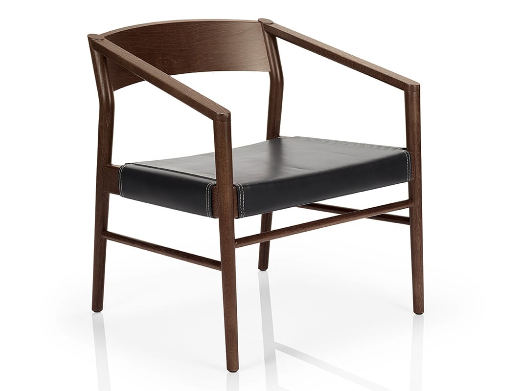 Стул из массива дерева с подлокотниками More Contract Leonor ARCH-00058196