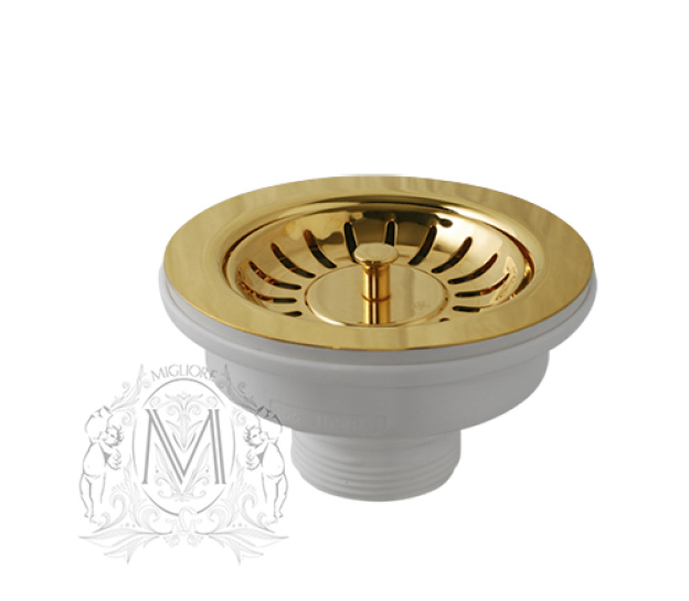 Слив для кухонной мойки MIGLIORE Ricambi ML.RIC-10.107RA D 90 см, медь ML.RIC-10.107.RA - Вид №1