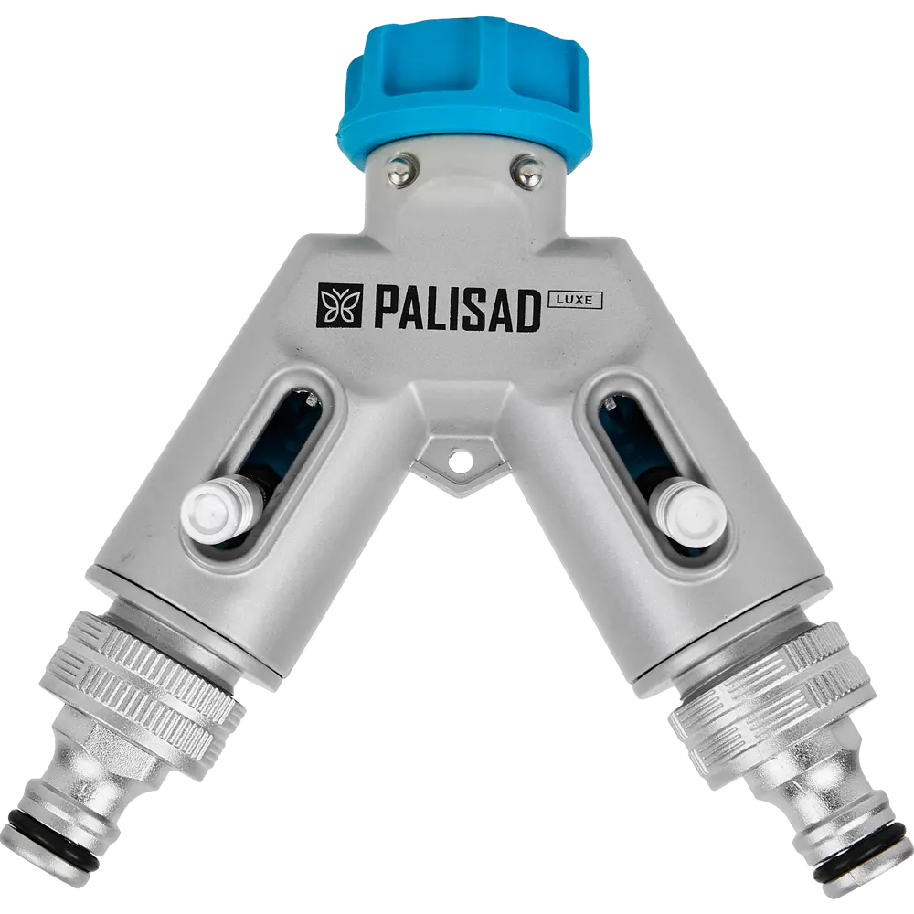 Разветвитель двухканальный для шланга 3/4" 89342196 STLM-2095484 PALISAD 