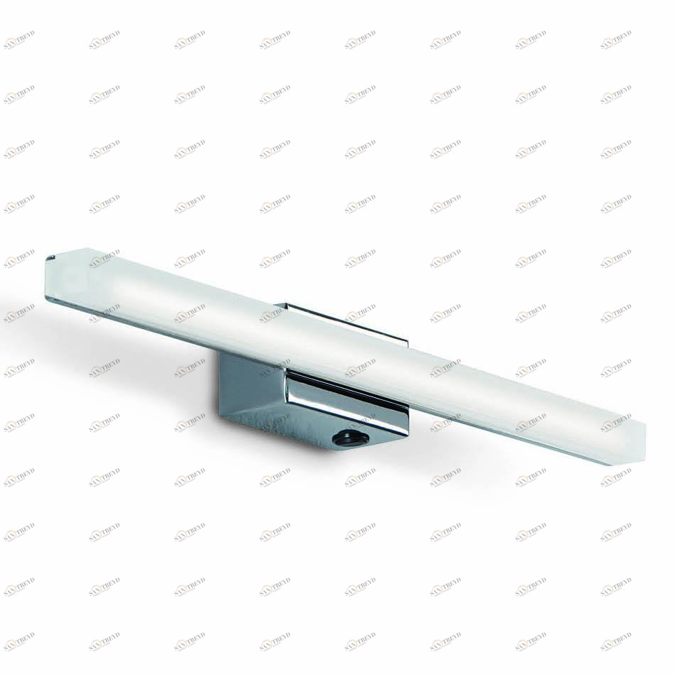 Подсветка для зеркал Ideal Lux Line AP48 Cromo IDEAL LUX LINE 076815 Белый