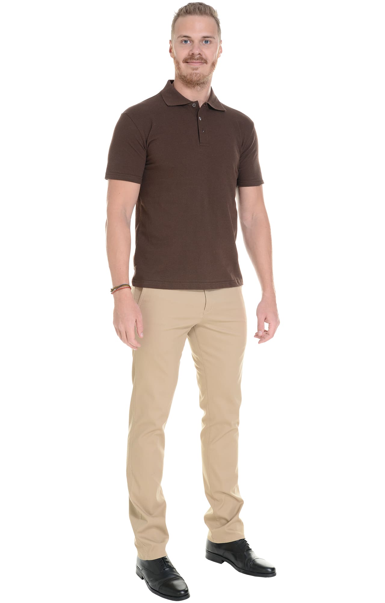 68257 Брюки  мужские beige (бежевые) El-Risto  Одежда для официантов  размер 46/170-176  - Вид №5