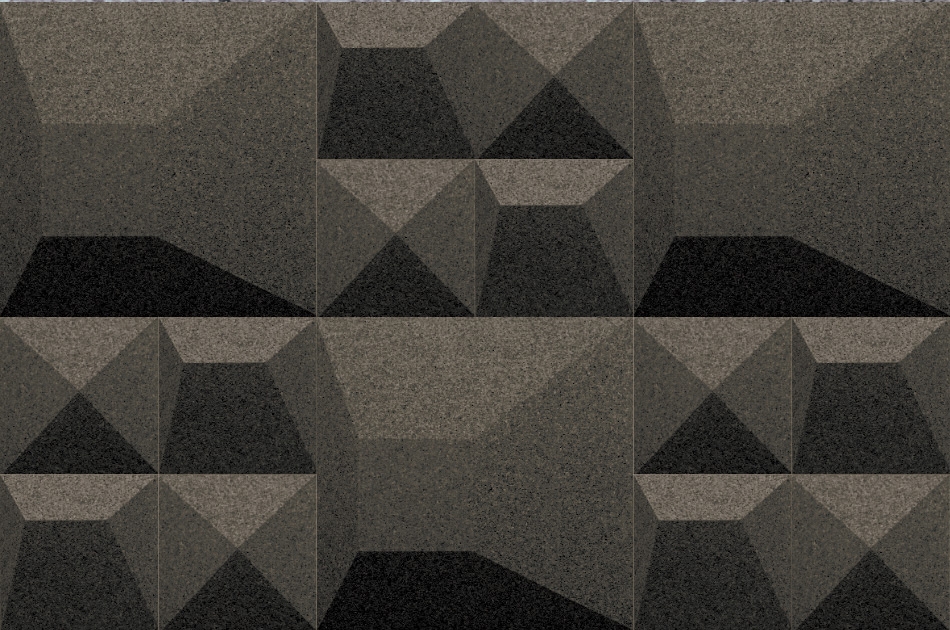 310 112 042 Пробковая 3D-плитка для стен Pyramid Smoke GRANORTE 3DForms - Вид №1