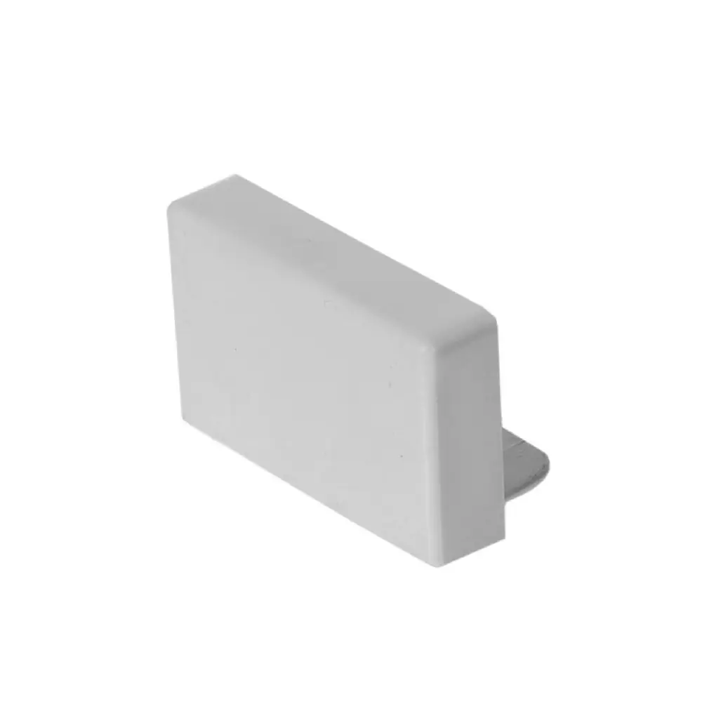 Заглушка для кабель-канала Экопласт MF40/25 мм цвет белый 5 шт STLM-2125959