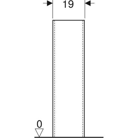 500.915.00.1 Напольный пьедестал Geberit Renova Geberit  - Вид №3