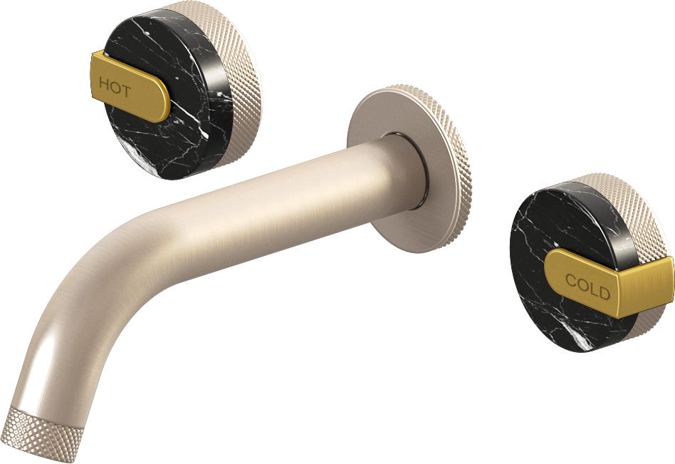 E-11530-R2MB-L1BAU-SN Смеситель для умывальника из 19,1см носикем (внешняя часть) GRAFF MOD+