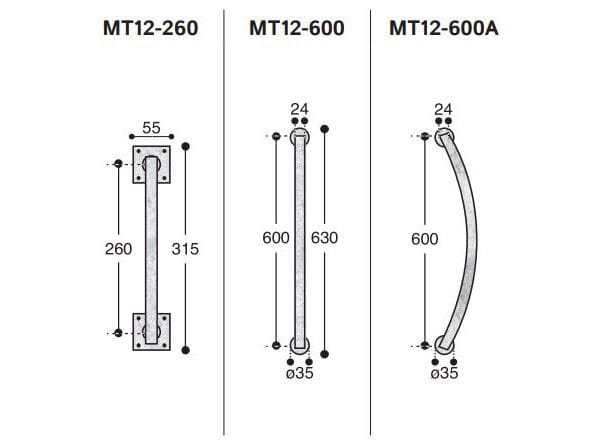 Бронзовая ручка GIARA ART DESIGN-BRONZE Quadra ARCH-00090024 - Вид №6