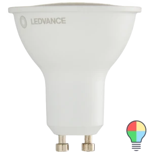 Лампа умная светодиодная Wi-Fi Ledvance Smart Plus GU10 220-240 В 5 Вт спот прозрачная 350 лм, изменение цвета RGB