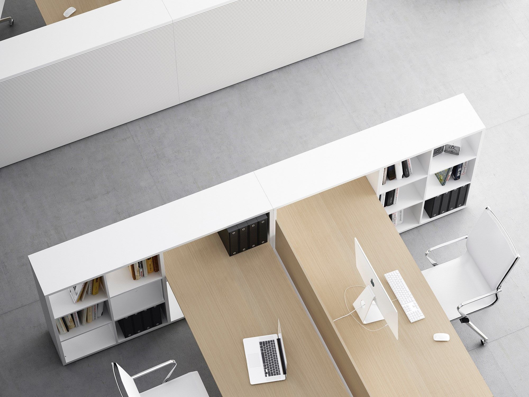 Модульный офисный книжный шкаф FANTONI Framework 2.0 ARCH-00054400 - Вид №1