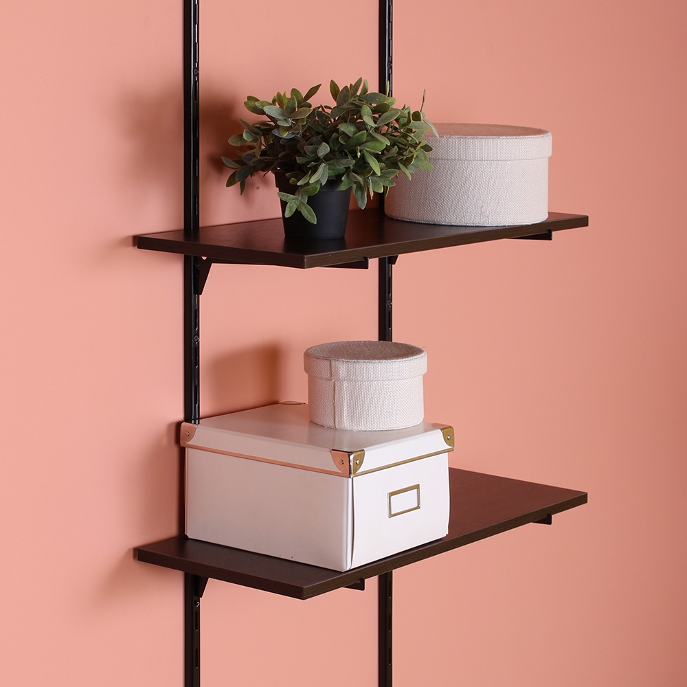 Кронштейн к стеновым стойкам , 215x6x70 мм, черный LJPS0491 Public Steel Россия  - Вид №1