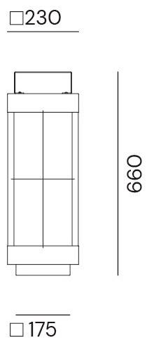 Il Fanale Торшер для улицы из латуни Lanterne 266.12.oo - Вид №1