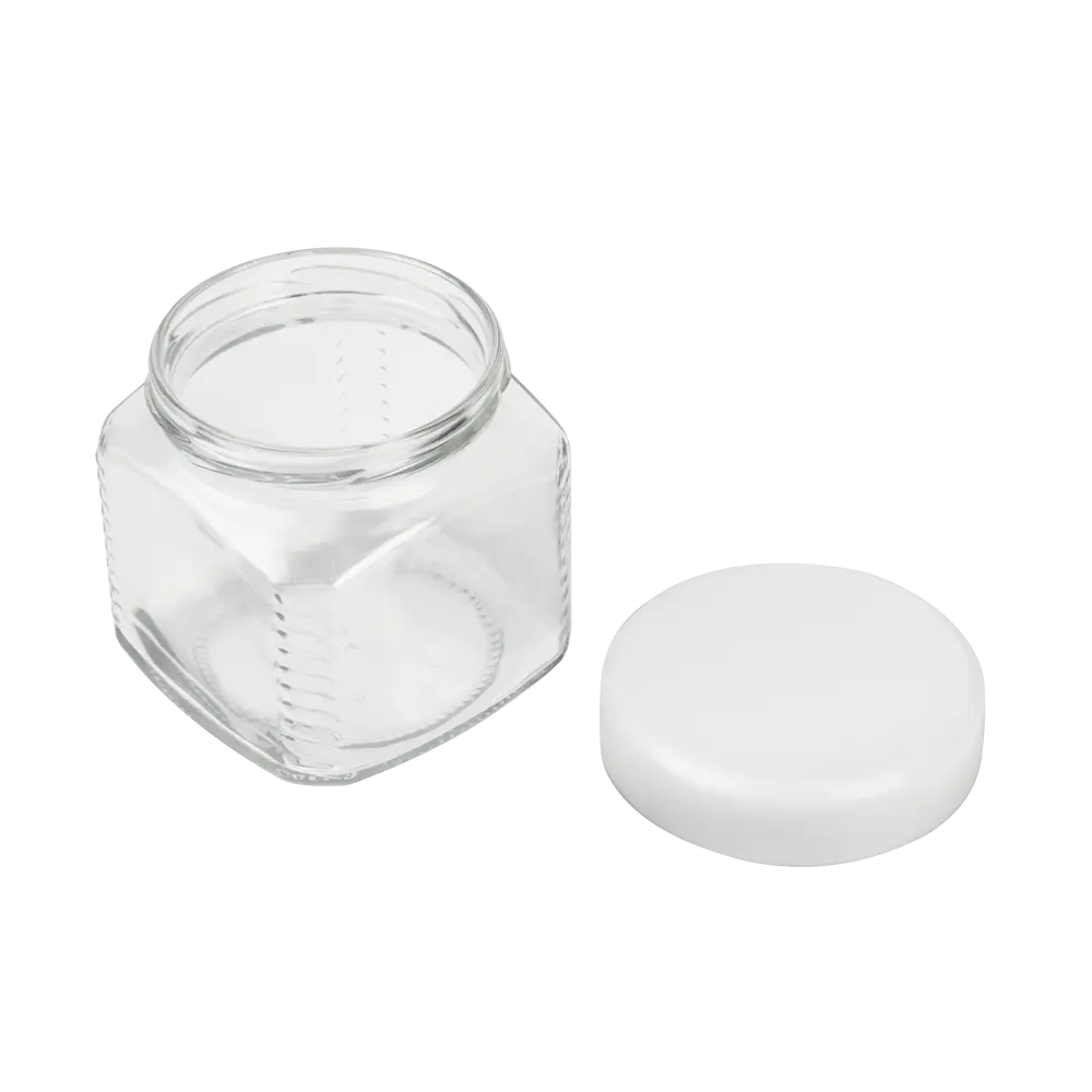 Банка для сыпучих продуктов Berossi Rondo 0.39 л стекло цвет белый STLM-2175200 - Вид №2