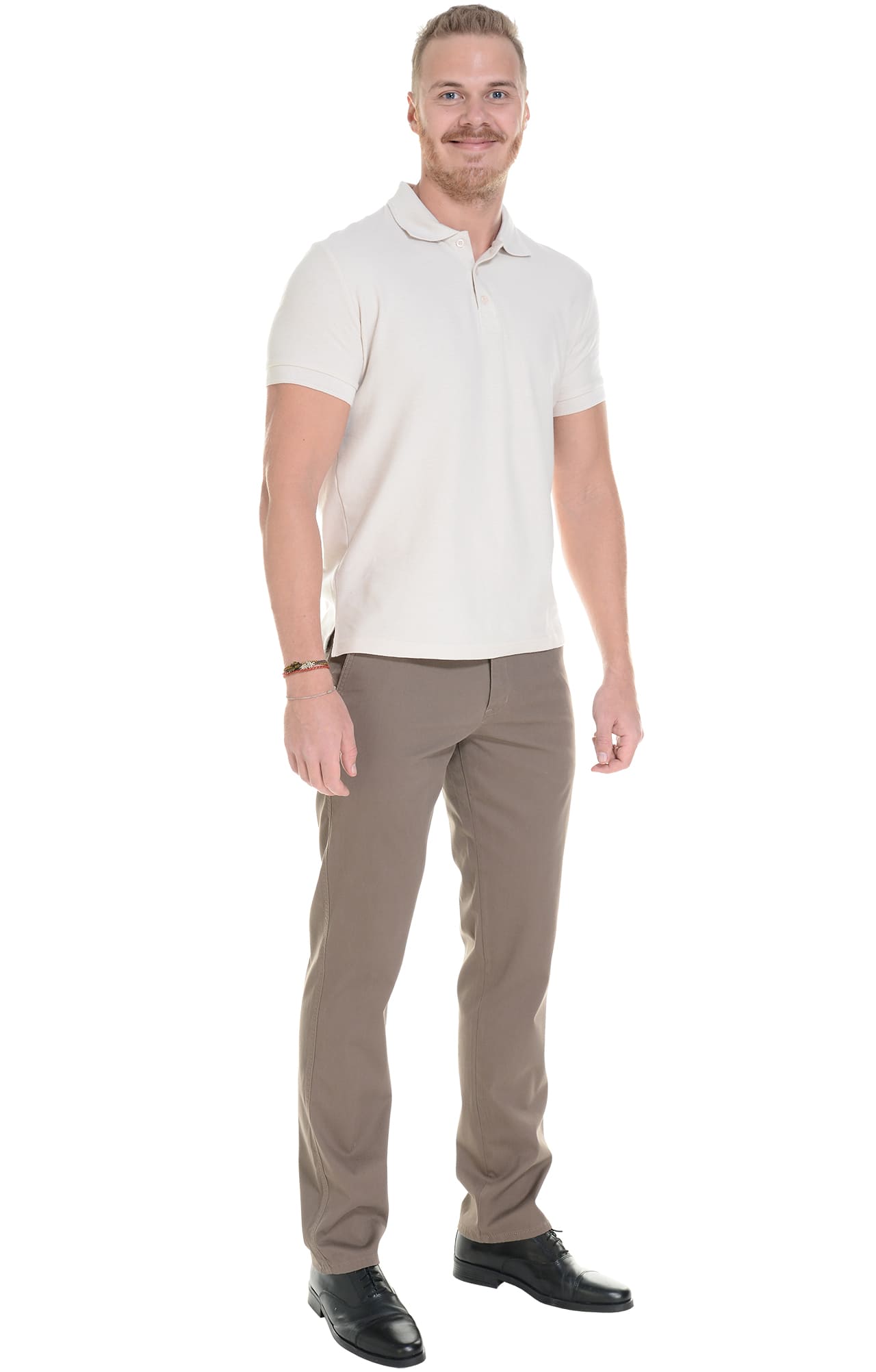 68245 Брюки  мужские chocolate (коричневые) El-Risto  Одежда для официантов  размер 48/182-188  - Вид №3