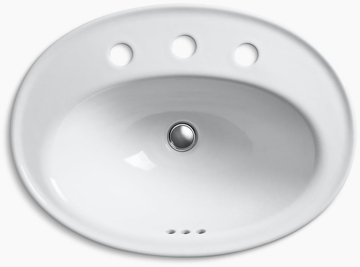 KOHLER Serif Встраиваемая раковина с 8 K-2075-8-NY  - Вид №2