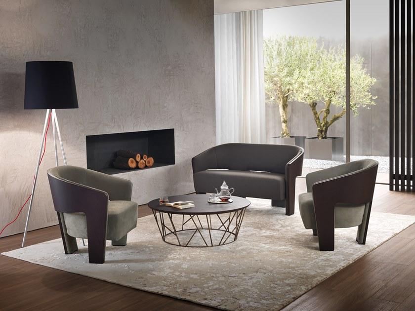 Marelli Круглый деревянный журнальный столик Twig sun-id-1346357 - Вид №3