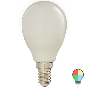 Лампа умная светодиодная Wi-Fi Ledvance Smart Plus E14 220-240 В 5 Вт шар малый матовая 470 лм, изменение цвета RGB