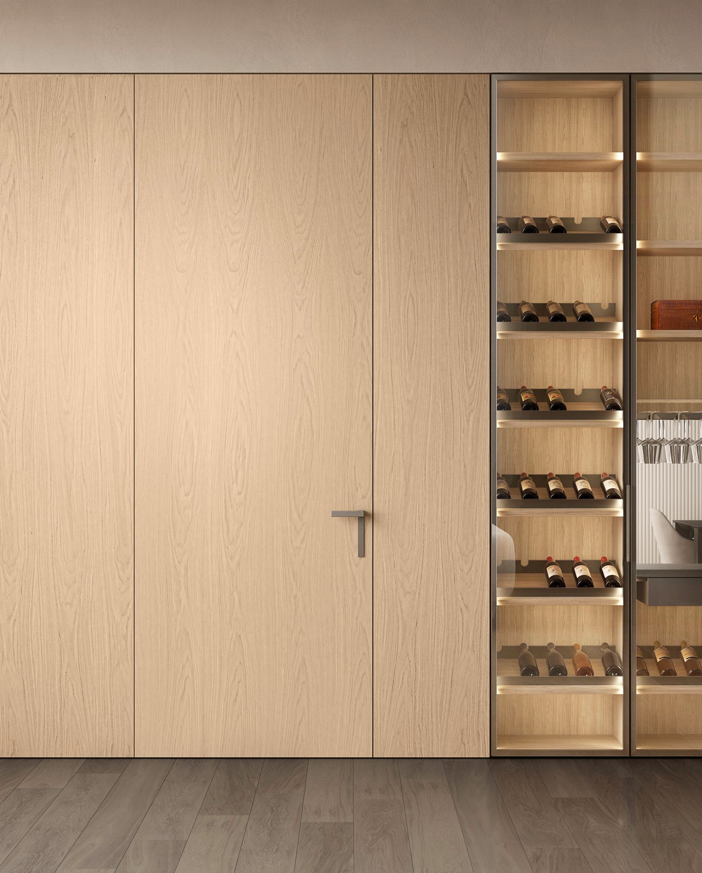 Деревянные распашные двери Olivieri мебельные двери ARCH-00066830 - Вид №2