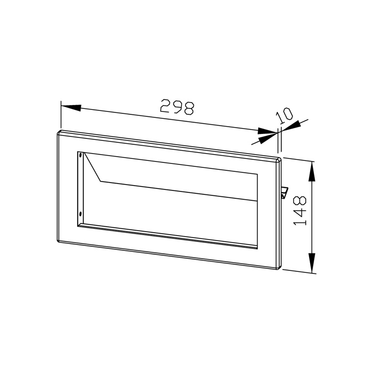 741220 Откидной люк с монтажной рамкой WP135 WAGNER_EWAR A-LINE Wagner Ewar  - Вид №1
