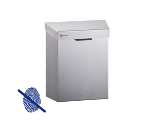 KSM371 Урна для женского туалета STELLA Anti-FingerPrint, 4,5 л, матовая сталь с покрытием AFP Merida