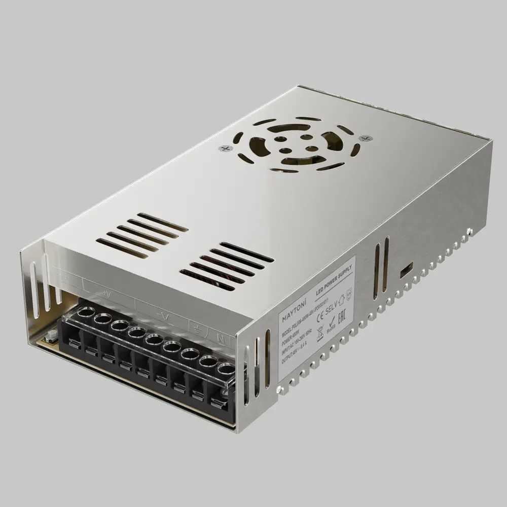 Блок питания (драйвер) для светодиодов Maytoni 48 В 400 Вт IP20 89458920 STLM-2114137  - Вид №2