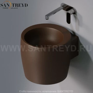 L102T0R0V1.107 Подвесная раковина настенная круглая A. e T. Italia SPOT