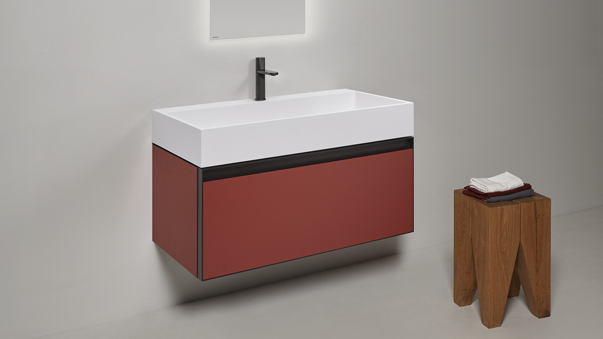 Gestomood Подвесная раковина настенная прямоугольная Antoniolupi  белая  - Вид №14