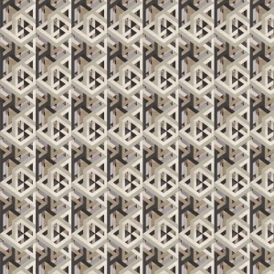 Панель ПВХ Шале бежево-черный 2700x375x8 мм 89414174 STLM-2122733
