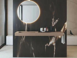 Накладная раковина на столешницу  овальная Fiora Silexpol