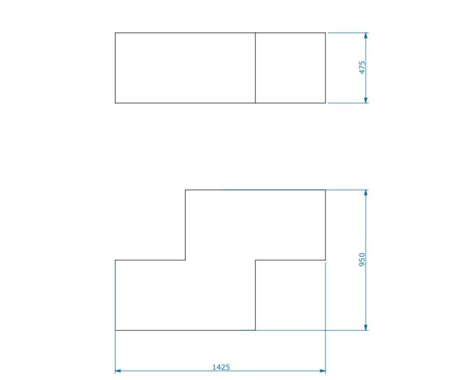 Модульная скамья из пены QM без спинки Quinze & Milan Форма ARCH-00148490 - Вид №4