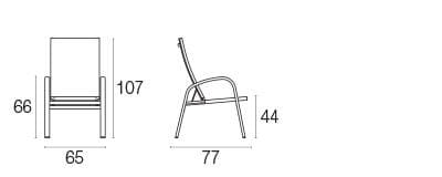 Садовое кресло с подлокотниками emu Холли ARCH-00136101 - Вид №5