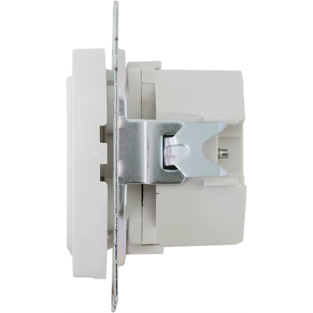 Розетка Onekeyelectro USB двойная встраиваемая с подсветкой цвет белый Florence STLM-2155608 - Вид №3