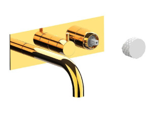 Настенный смеситель для ванны с 3 отверстиями и переключателем