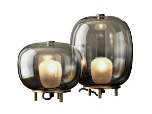 Настольная лампа из боросиликатного стекла