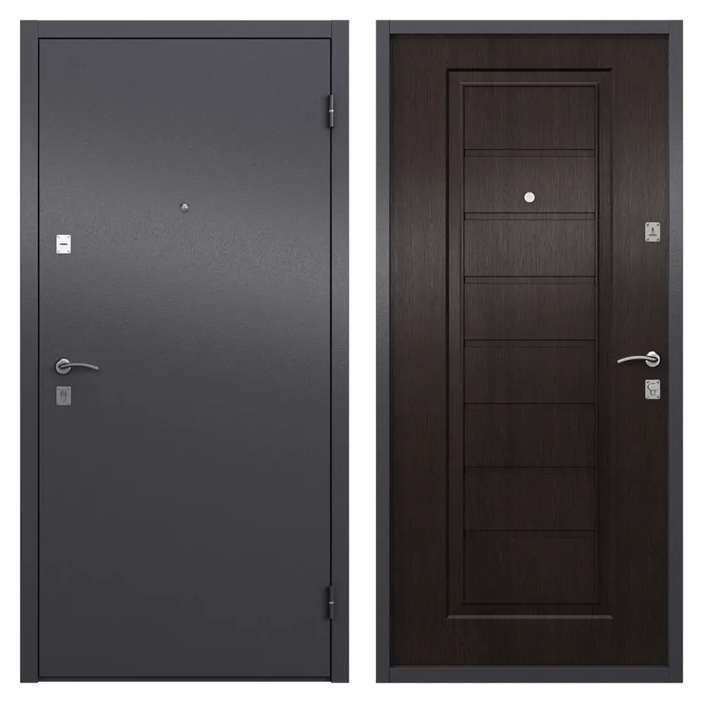 Дверь входная металлическая 95x205 см правая цвет альта дуб TOREX STLM-2035587