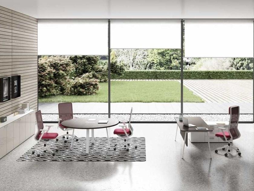 Bralco Прямоугольный стол с системой управления кабелями Take off evolution sun-id-1470217 - Вид №1