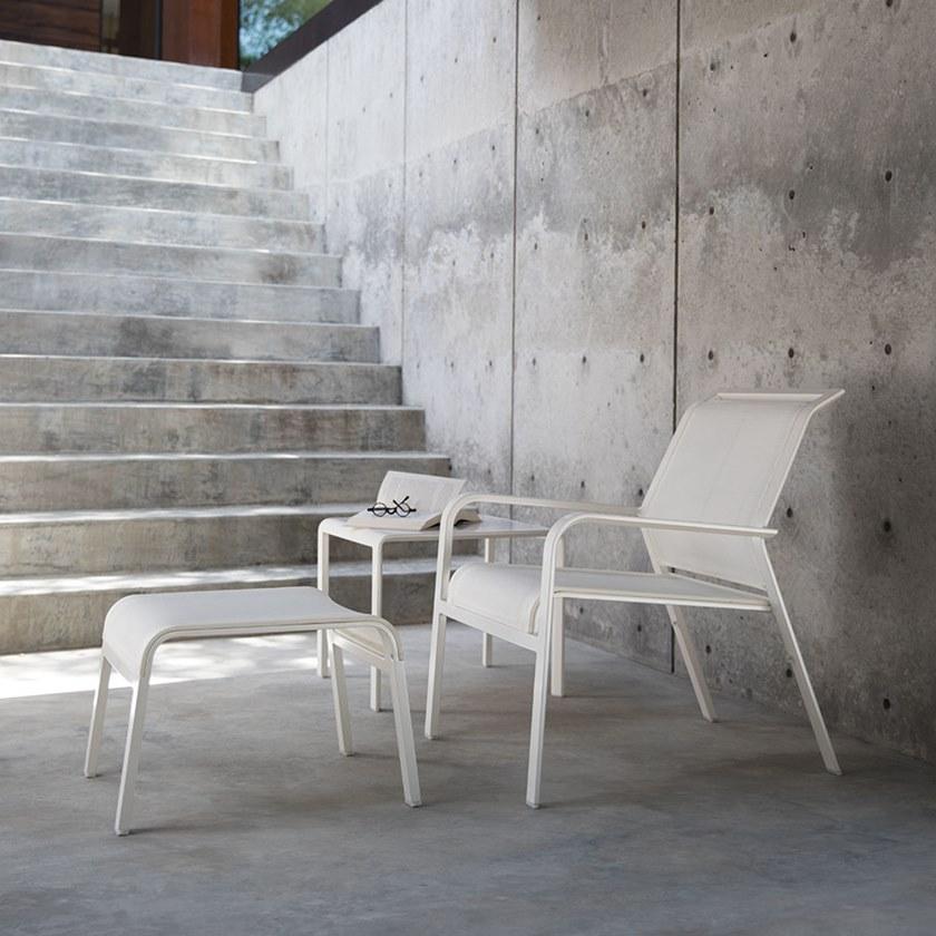 JANUS et Cie Квадратный садовый столик из алюминия и стекла Zephyr sun-id-1468053 - Вид №3