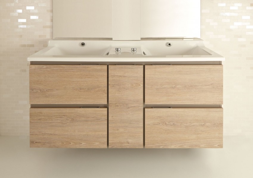 EB1335-N28 Мебель под раковину-столешницу 140 см, 4 ящика + 1 внутренний ящичек Jacobdelafon SOPRANO Santreyd - Вид №1