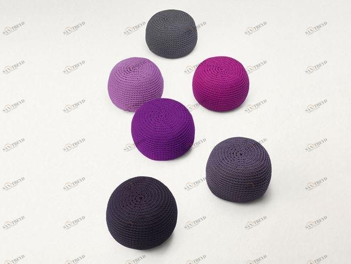 Paola Lenti Мягкий пуф со съемным чехлом Picot sun-id-1496347