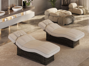 Многофункциональная спа-кровать с электрической регулировкой и ящиком для хранения