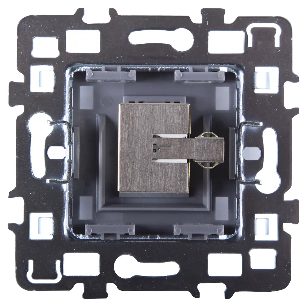 Телефонная розетка встраиваемая Lexman Cosy RJ11, цвет серый 13453439 STLM-2085466 - Вид №2