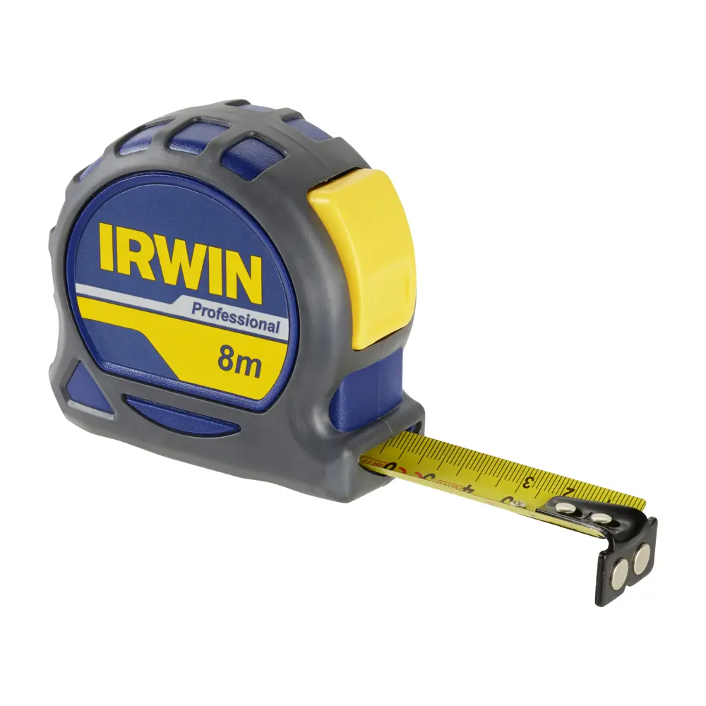 Рулетка Irwin MPP Professional 8 м x 25 мм, магнитный наконечник, двусторонняя шкала STLM-2028842