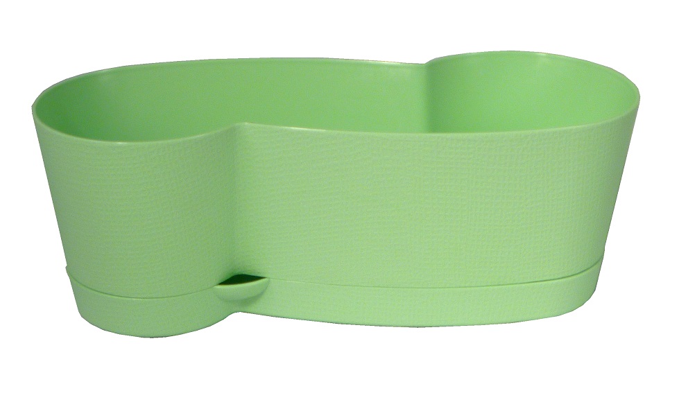 205-1 Горшок д/цветов с поддоном Le Parterre d=30 2л. зеленый Цветочная коллекция 