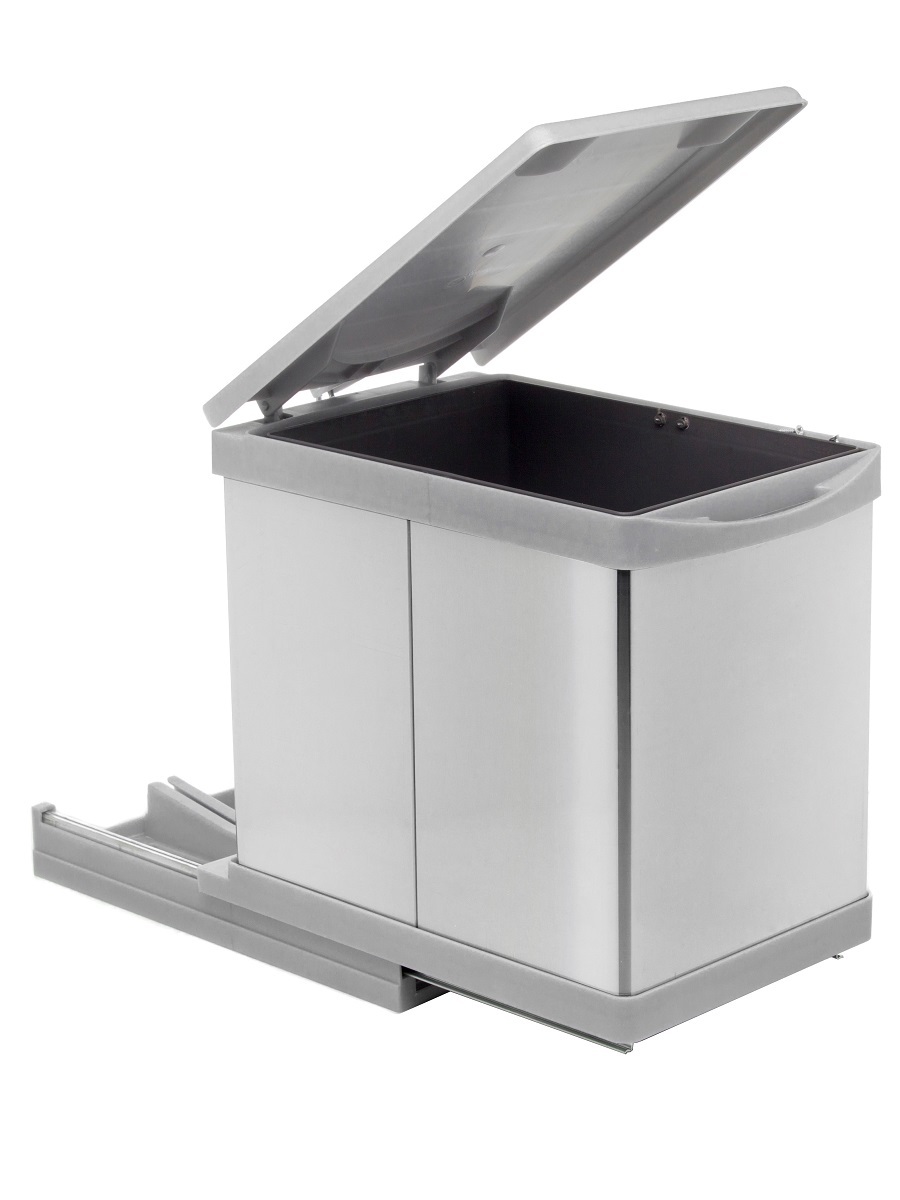 Контейнер для мусора на дверцу Beta 350/16 Metallic Grey NAVAKO 10016