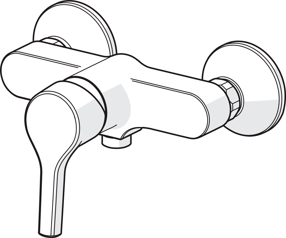 Oras 3963HY Смеситель для душа 3963HY Saga Style Хром  - Вид №2