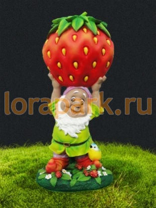 GMK101-SB.GB ГНОМИК с клубникой LAB.Space 